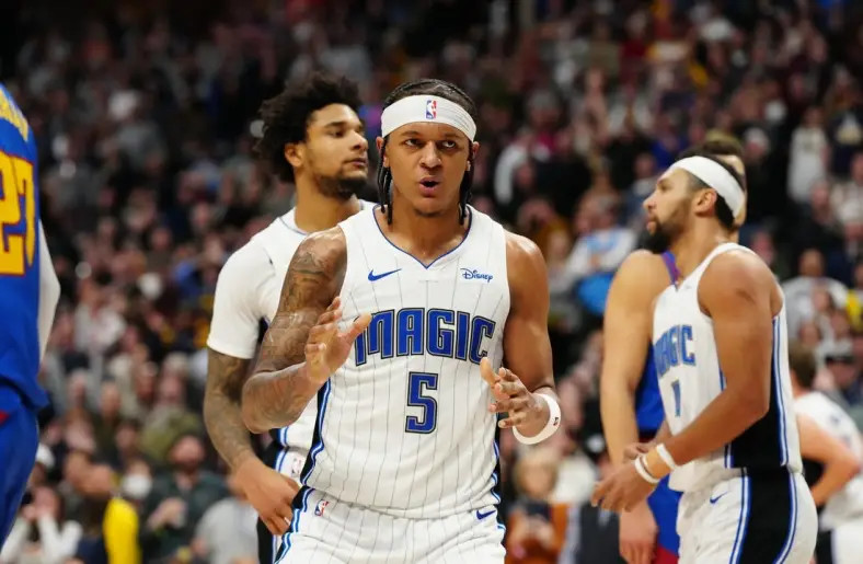 Paolo Banchero recorded his first career triple-double in a win over the Denver Nuggets.